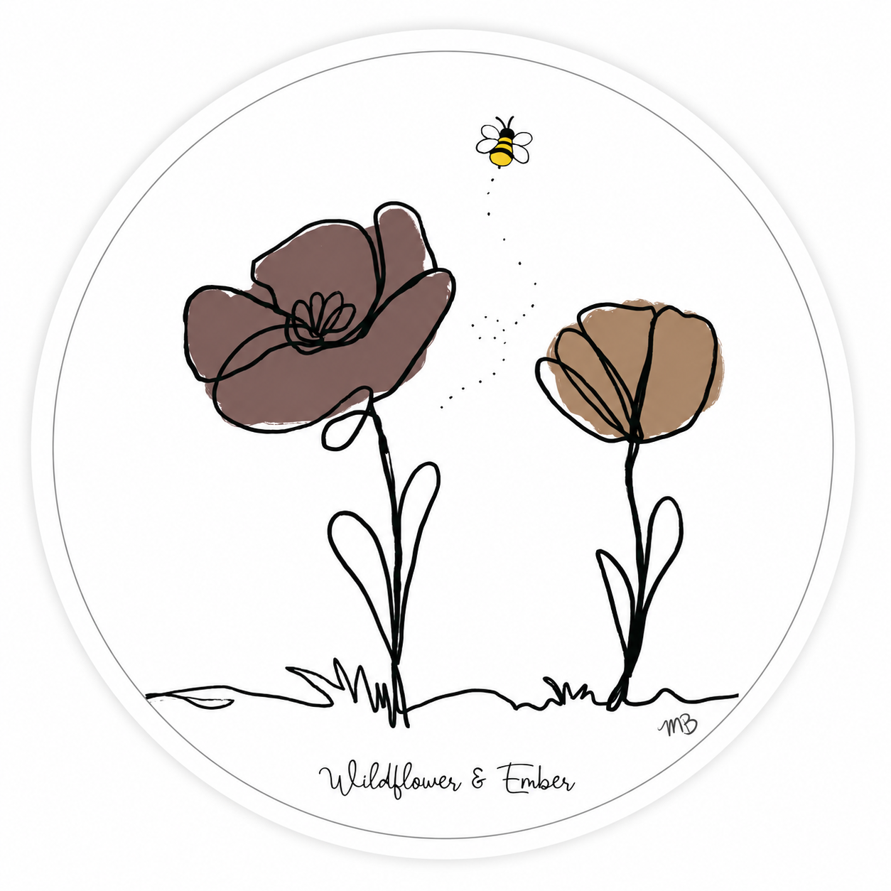 Wildflower & Ember Stickers
